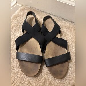 Brash Black Sandals Size 11